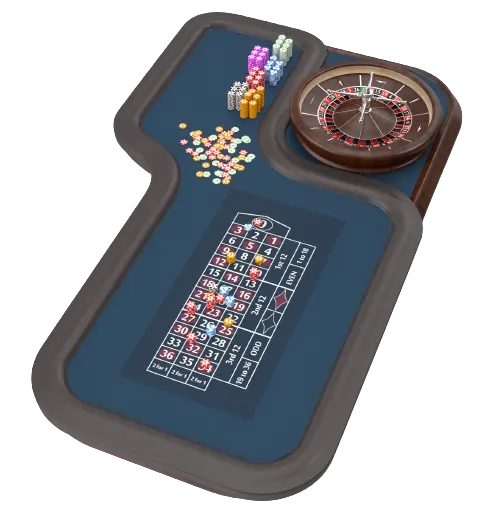 Roulette table